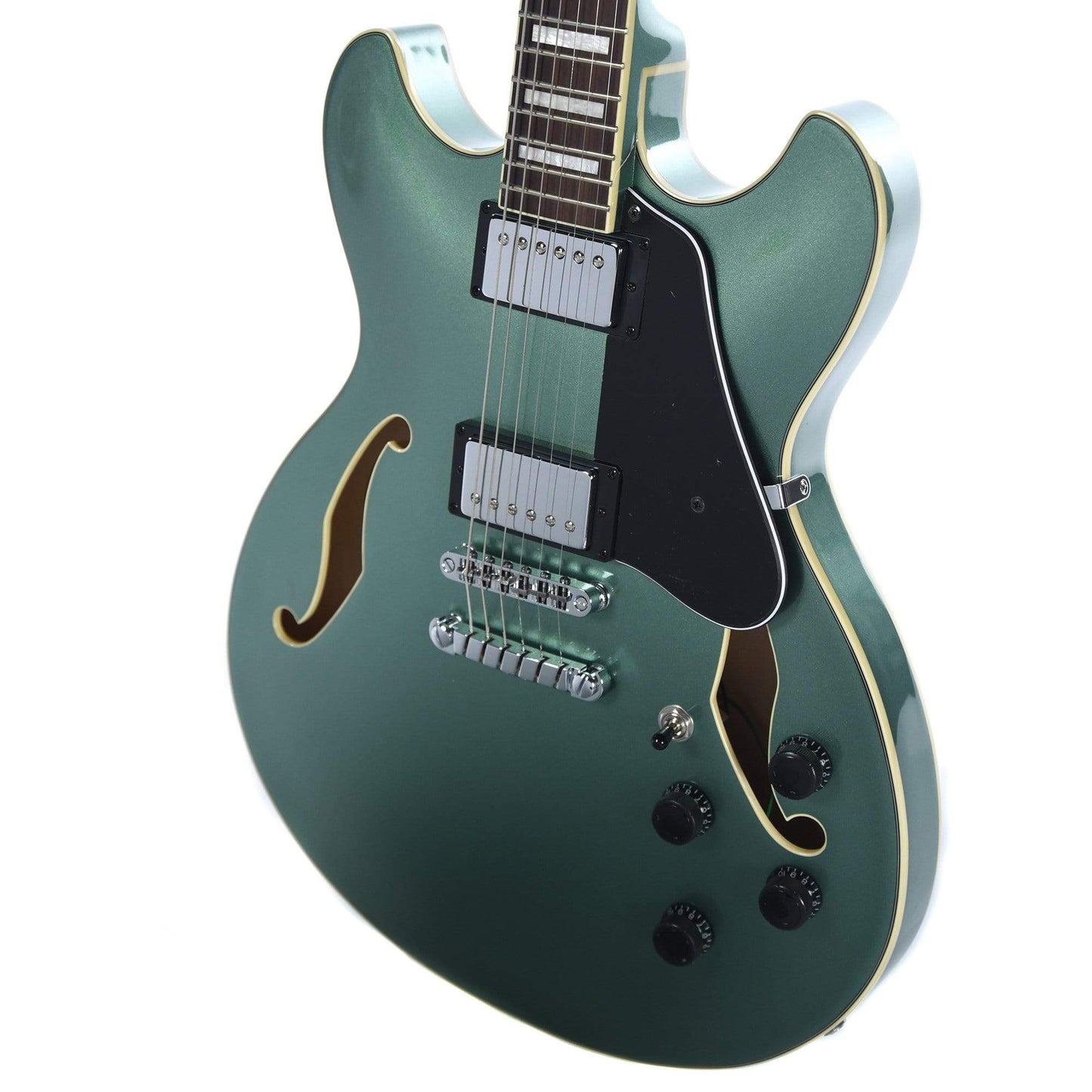 Ibanez AS73 Artcore Semi-Hollow Body Olive Metallic Electric Guitars / Semi-Hollow
