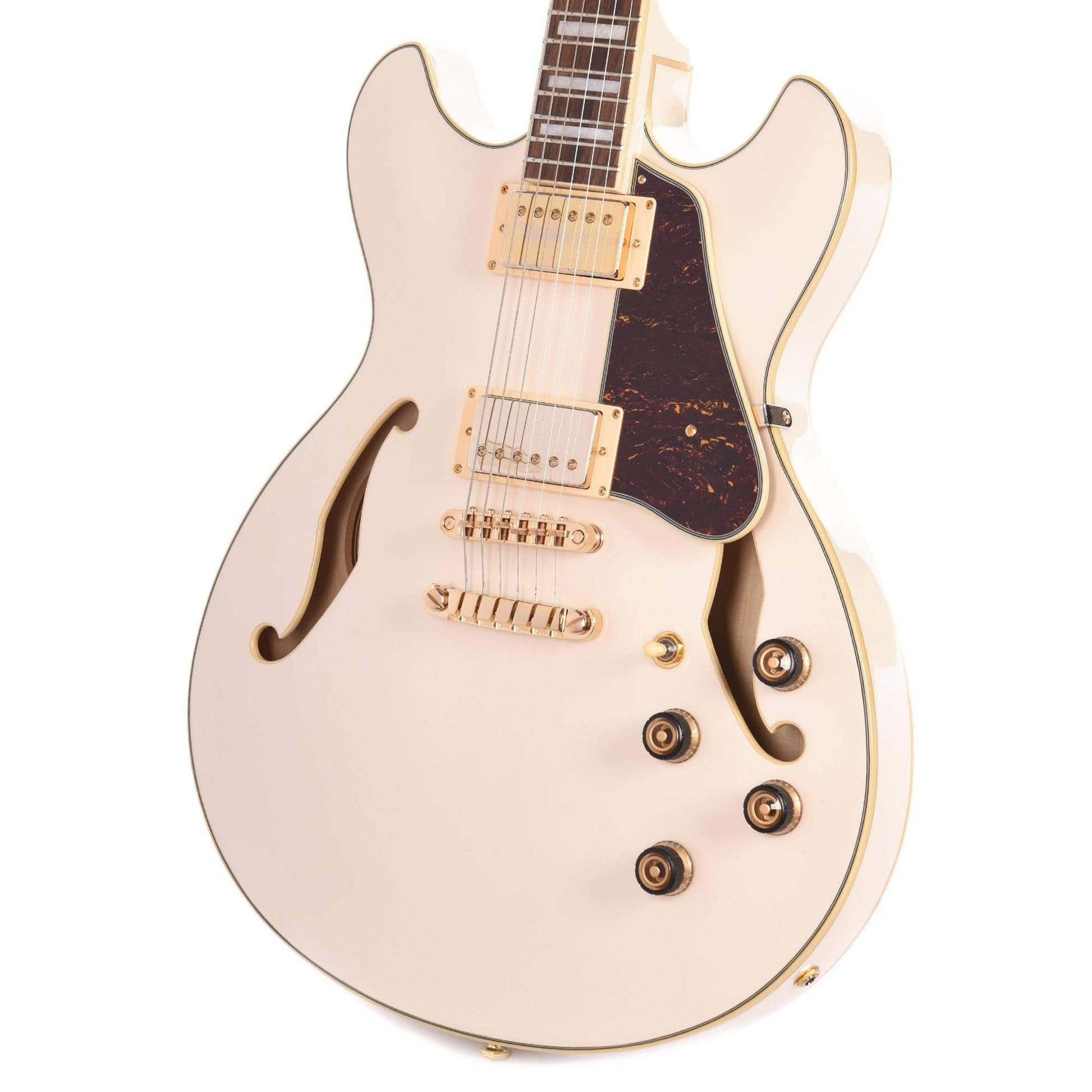 Ibanez AS73G Artcore Semi-Hollow Electric Body Ivory w/Ibanez Powerpad Ultra Premium Gig Bag Electric Guitars / Semi-Hollow