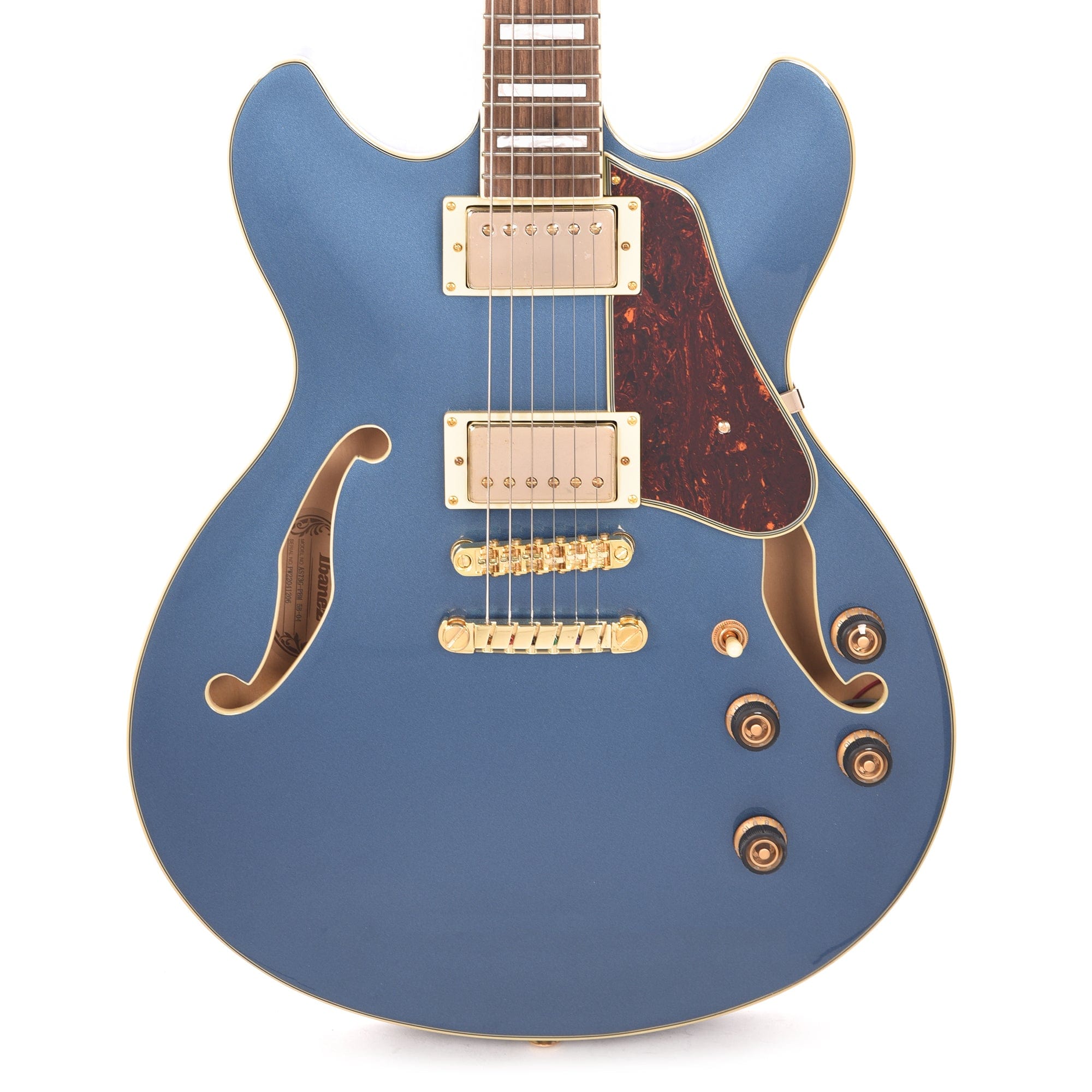 Ibanez AS73G Artcore Semi-Hollow Prussian Blue Metallic Electric Guitars / Semi-Hollow