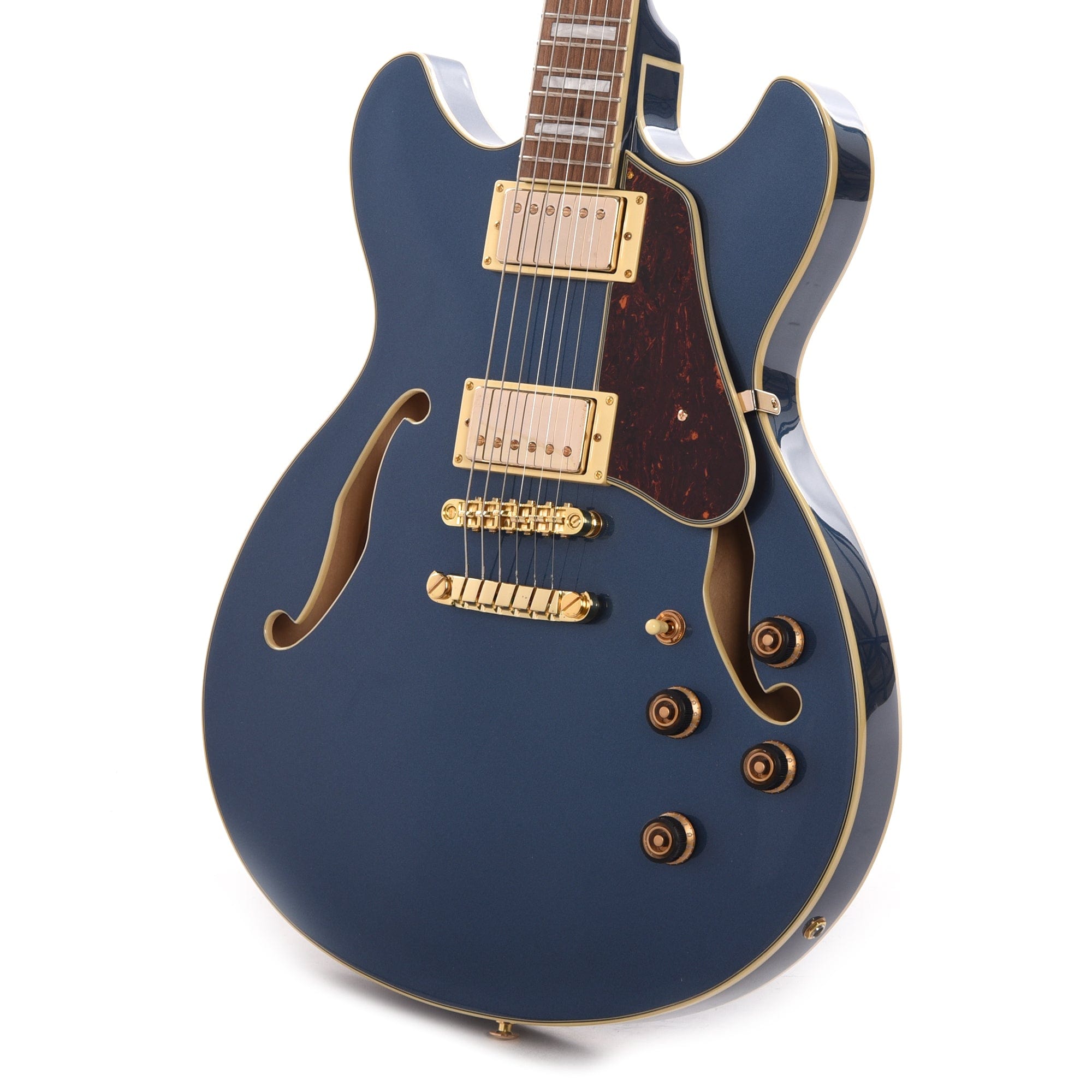 Ibanez AS73G Artcore Semi-Hollow Prussian Blue Metallic Electric Guitars / Semi-Hollow