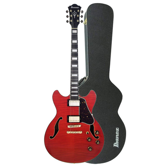 Ibanez AS93FM Artcore Expressionist Semi-Hollow Body Transparent Cherry Red w/Ibanez Hardshell Case Electric Guitars / Semi-Hollow
