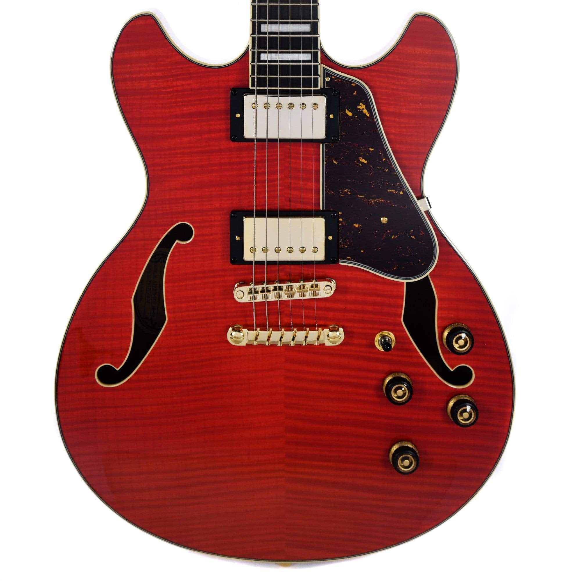 Ibanez AS93FM Artcore Expressionist Semi-Hollow Body Transparent Cherry Red w/Ibanez Hardshell Case Electric Guitars / Semi-Hollow