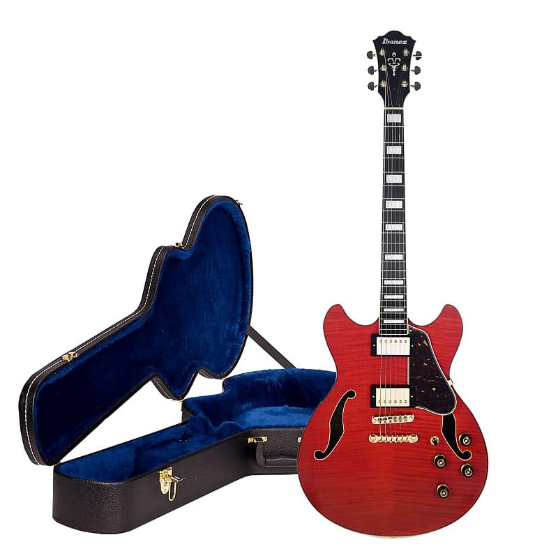 Ibanez AS93FM Artcore Expressionist Semi-Hollow Body Transparent Cherry Red w/Ibanez Hardshell Case Electric Guitars / Semi-Hollow