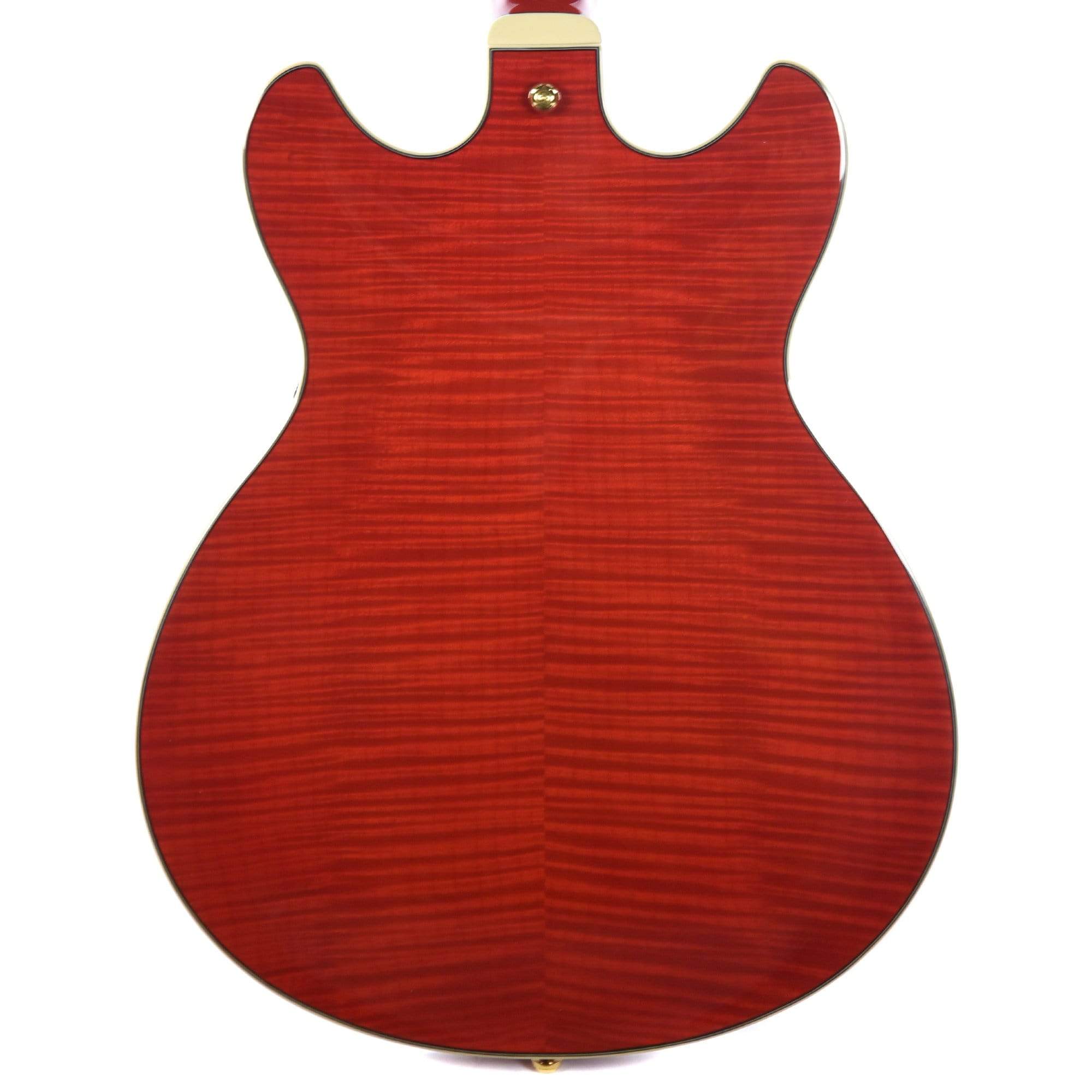 Ibanez AS93FM Artcore Expressionist Semi-Hollow Body Transparent Cherry Red w/Ibanez Hardshell Case Electric Guitars / Semi-Hollow