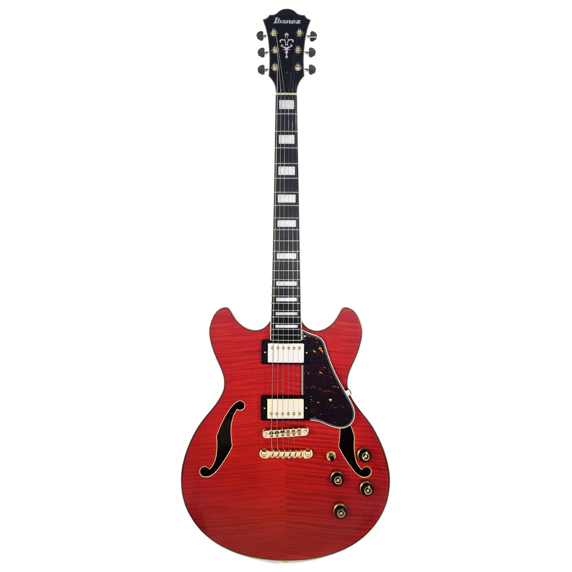 Ibanez AS93FM Artcore Expressionist Semi-Hollow Body Transparent Cherry Red w/Ibanez Hardshell Case Electric Guitars / Semi-Hollow