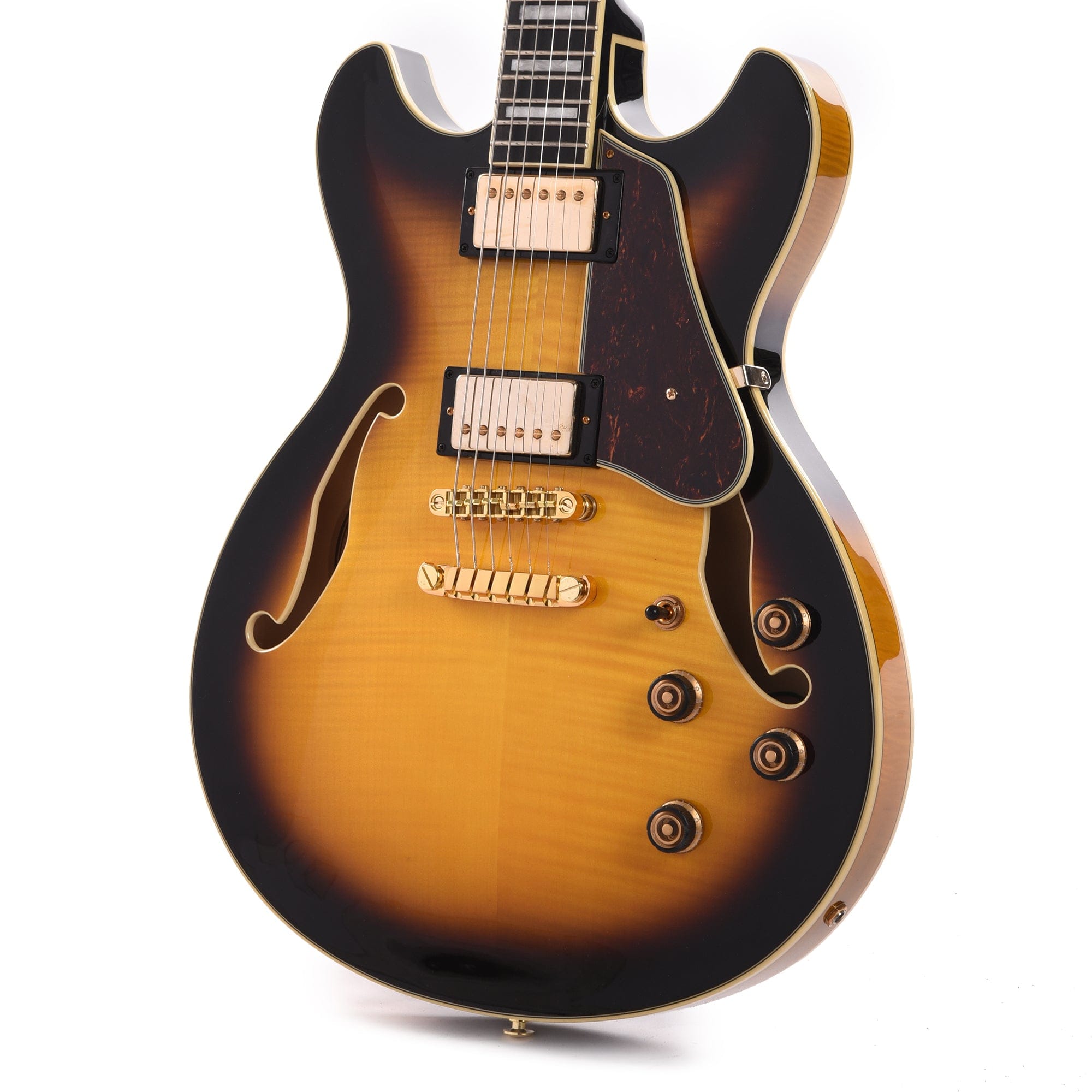 Ibanez AS93FM Artcore Semi-Hollow Antique Yellow Sunburst Electric Guitars / Semi-Hollow