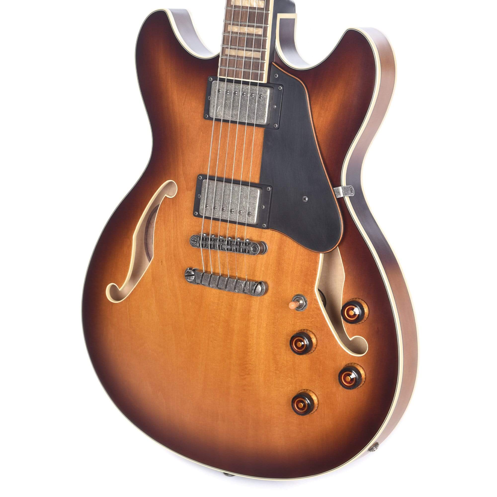 Ibanez ASV73 Artcore Vintage Violin Sunburst Low Gloss Semi-Hollow Body Electric Guitars / Semi-Hollow