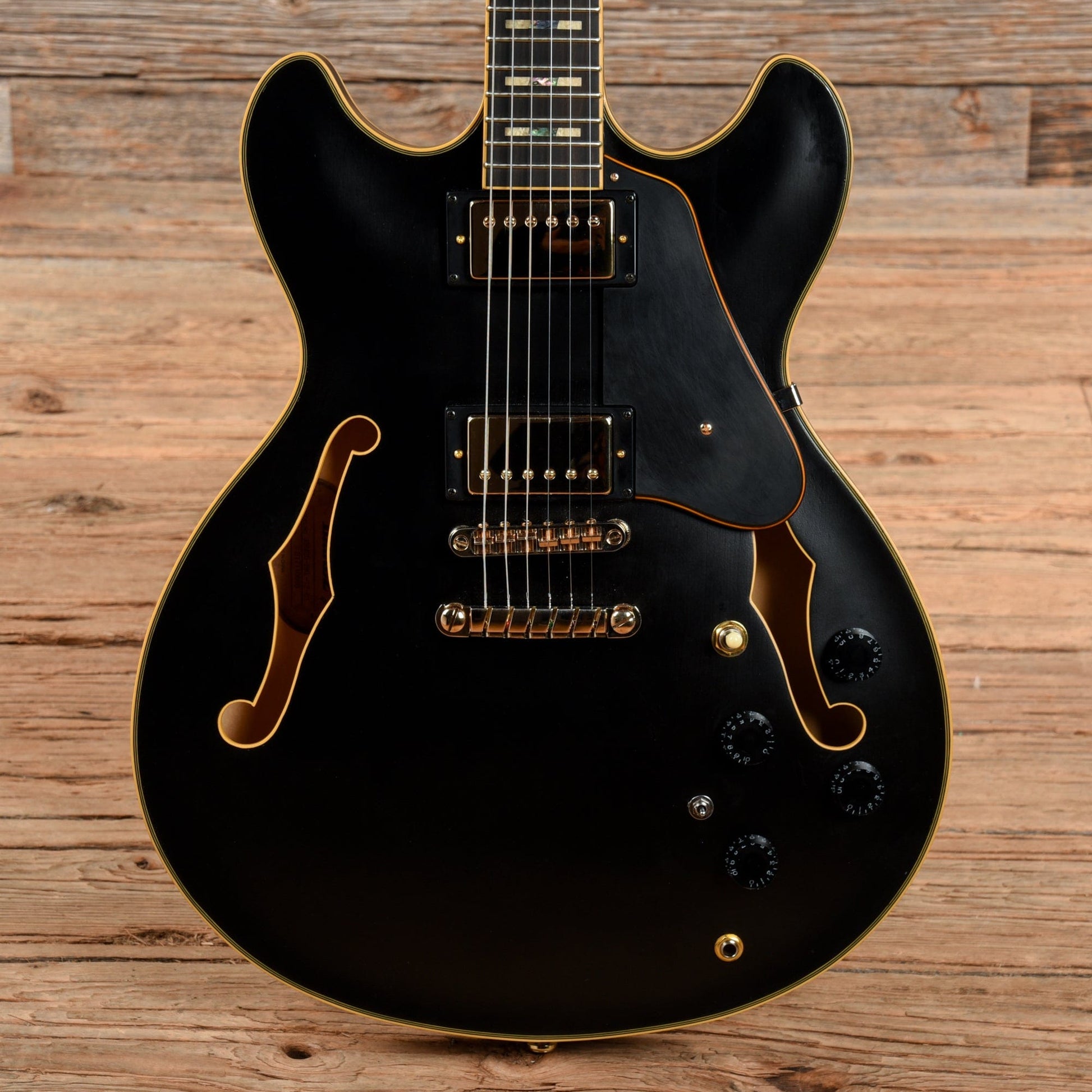 Ibanez JSM20-BKL John Scofield Signature Hollowbody Black Low Gloss 2017 Electric Guitars / Semi-Hollow