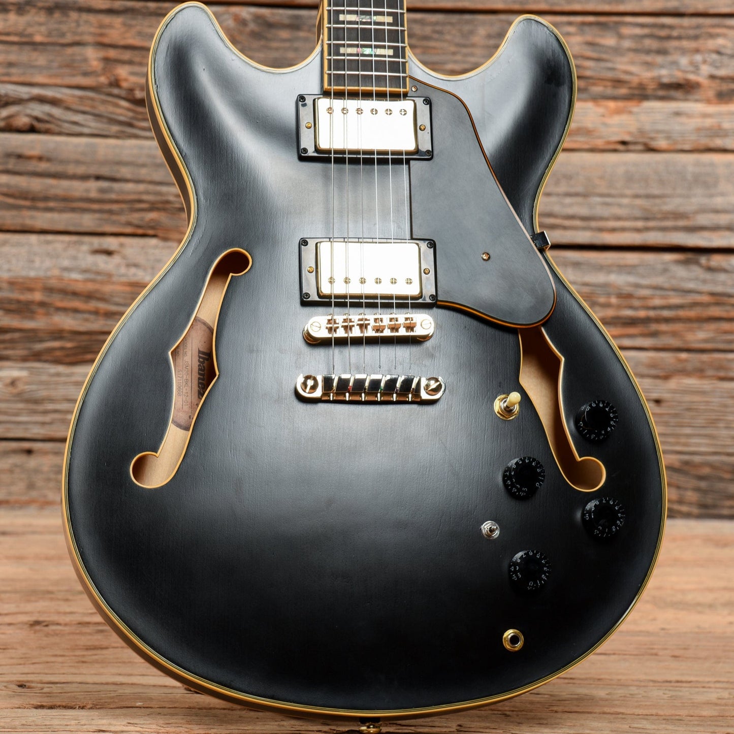 Ibanez JSM20-BKL John Scofield Signature Hollowbody Black Low Gloss 2017 Electric Guitars / Semi-Hollow
