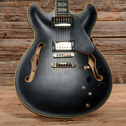 Ibanez JSM20-BKL John Scofield Signature Hollowbody Black Low Gloss Electric Guitars / Semi-Hollow