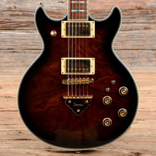 Ibanez AR325QA AR Standard Dark Brown Sunburst Electric Guitars / Solid Body