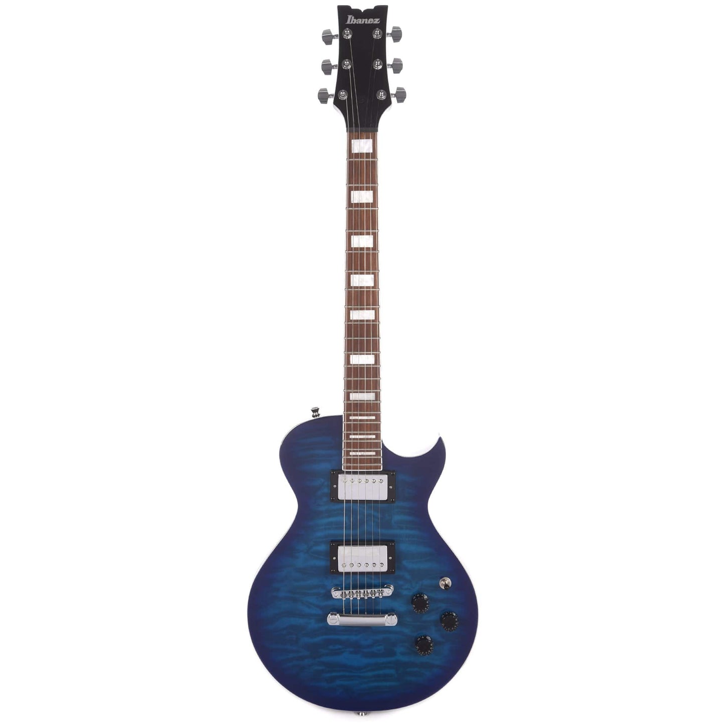 Ibanez ART120QA ART Standard Transparent Blue Burst Electric Guitars / Solid Body