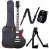Ibanez AX120 AX Standard Metallic Forest Bundle w/ Ibanez Gig Bag, Stand, Tuner and Strap Electric Guitars / Solid Body
