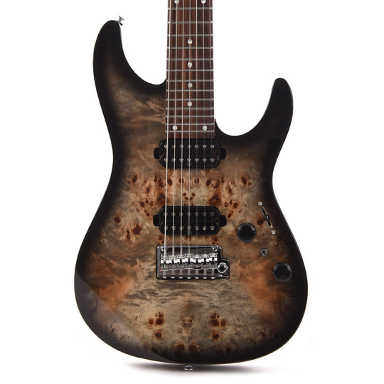 Ibanez AZ427P1PB Premium 7-String Charcoal Black Burst Electric Guitars / Solid Body