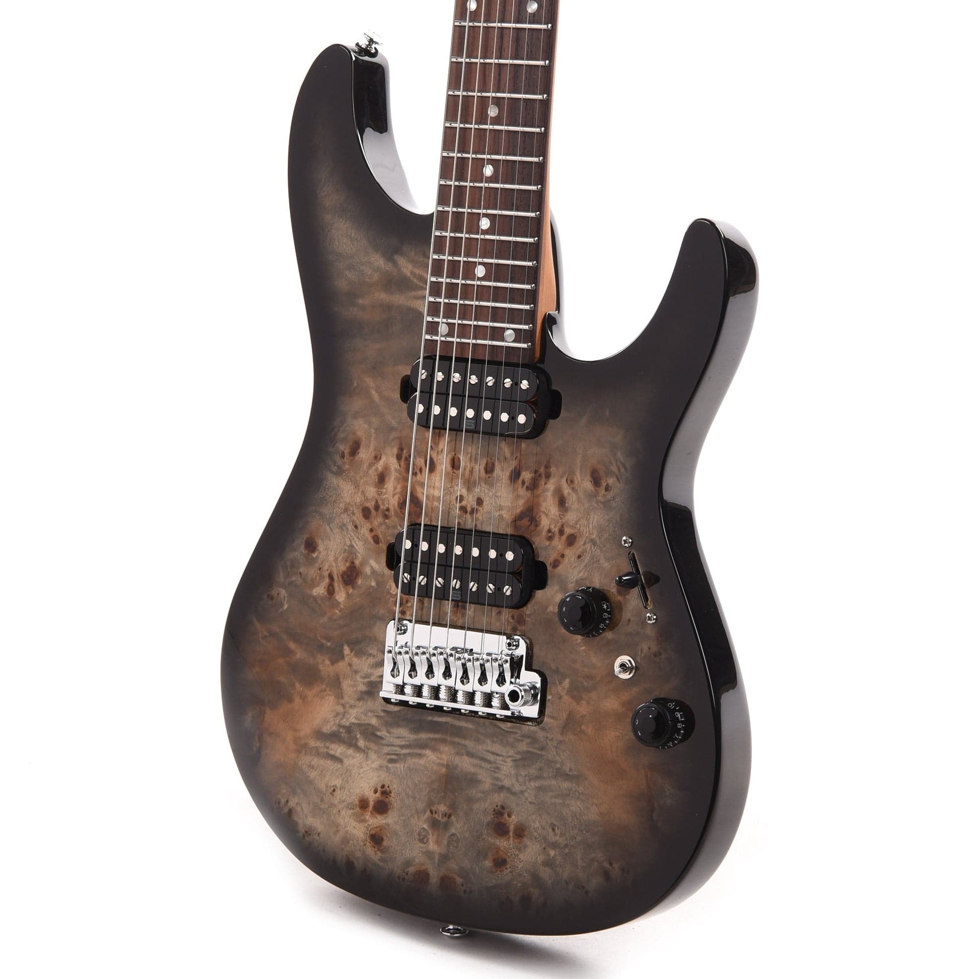 Ibanez AZ427P1PB Premium 7-String Charcoal Black Burst Electric Guitars / Solid Body