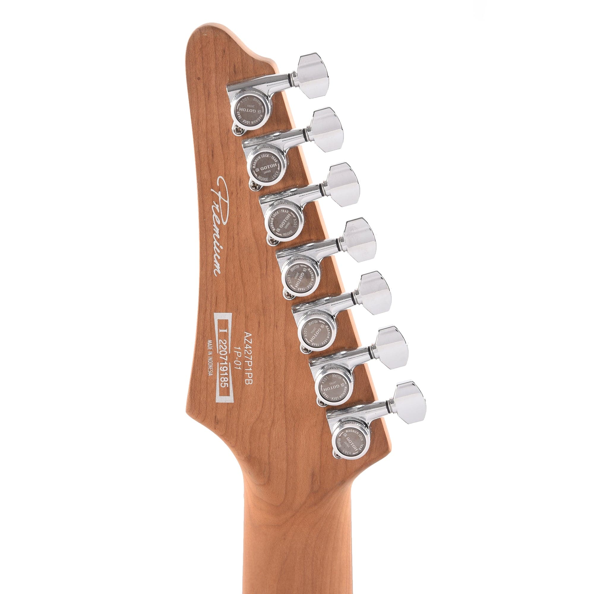 Ibanez AZ427P1PB Premium 7-String Charcoal Black Burst Electric Guitars / Solid Body