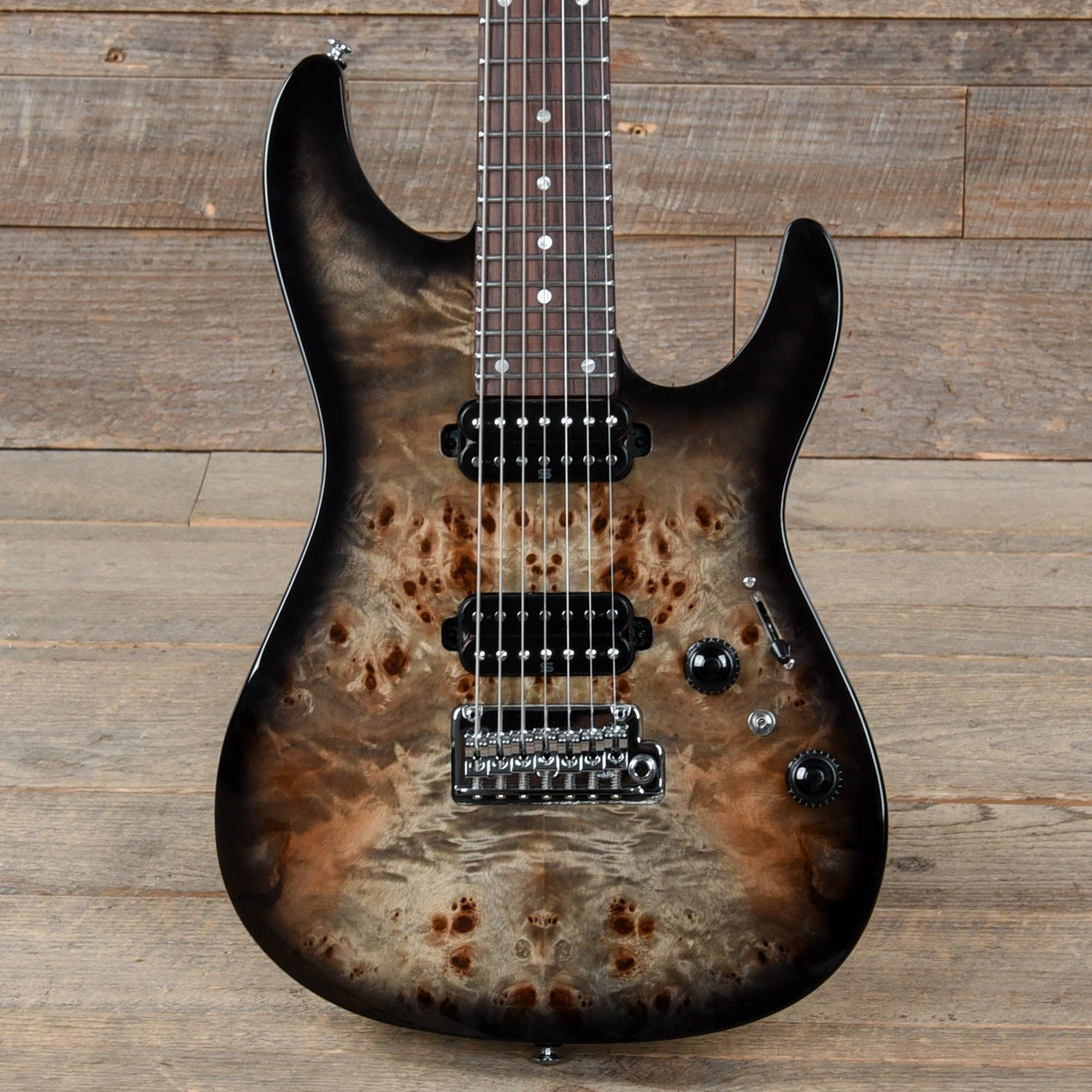 Ibanez AZ427P1PB Premium 7-String Charcoal Black Burst – Chicago