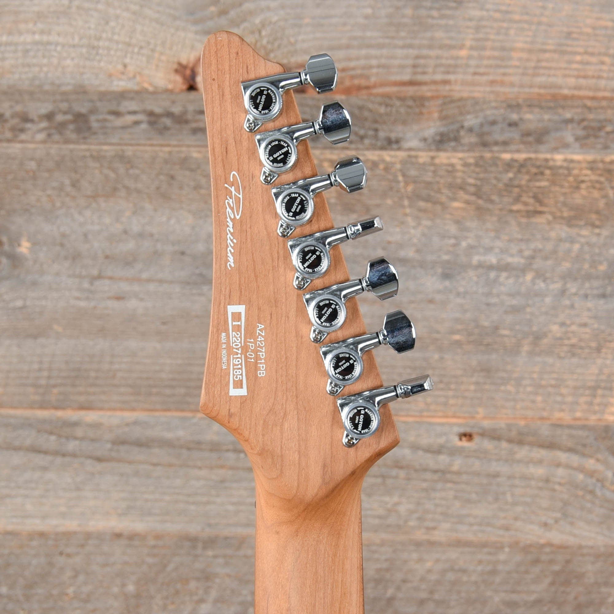Ibanez AZ427P1PB Premium 7-String Charcoal Black Burst – Chicago