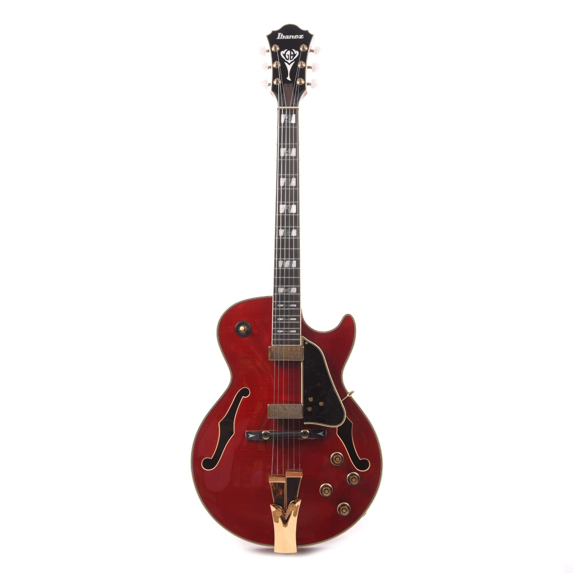Ibanez GB10SEM George Benson Signature Sapphire Red Electric Guitars / Solid Body
