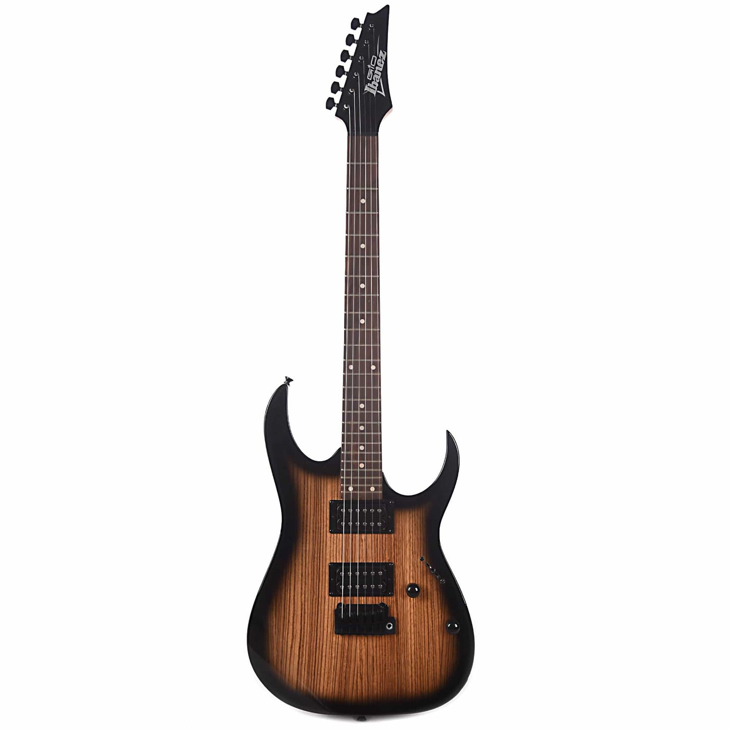 Ibanez GRG120ZW Natural Gray Burst Bundle w/ Ibanez Gig Bag, Stand, Tuner and Strap Electric Guitars / Solid Body