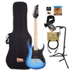 Ibanez GRGM21M GIO miKro Blue Burst Essentials Bundle Electric Guitars / Solid Body
