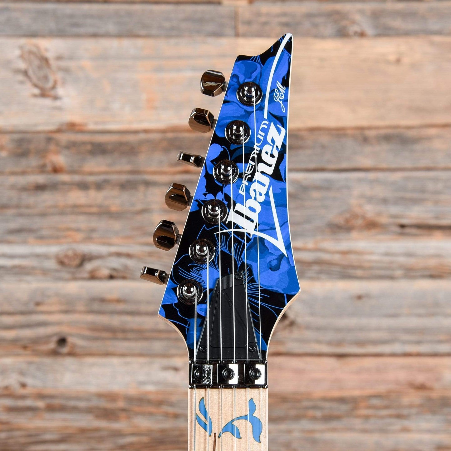 Ibanez JEM77PBFP Electric Guitar Vai Signature Blue Floral Pattern 2016 Electric Guitars / Solid Body