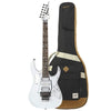 Ibanez JEMJR Steve Vai Signature White w/Ibanez Powerpad Premium Gig Bag Electric Guitars / Solid Body