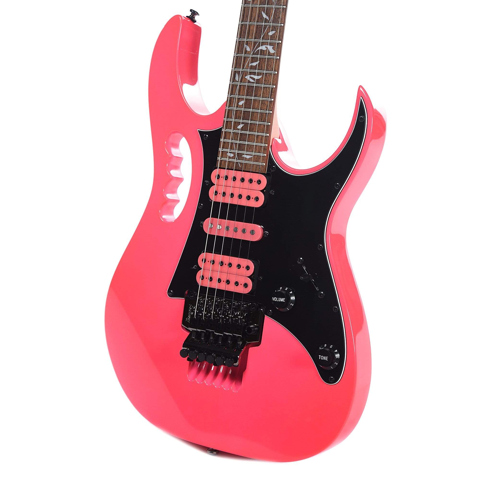 Ibanez JEMJRSP Steve Vai Signature Pink w/Ibanez Powerpad Premium Gig Bag Electric Guitars / Solid Body