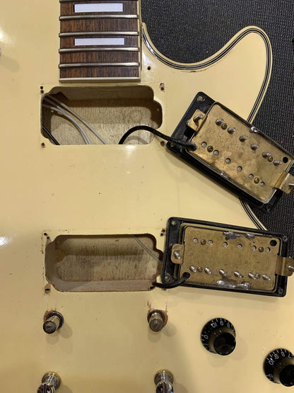 Ibanez PF-200 Vintage White 1970s Electric Guitars / Solid Body