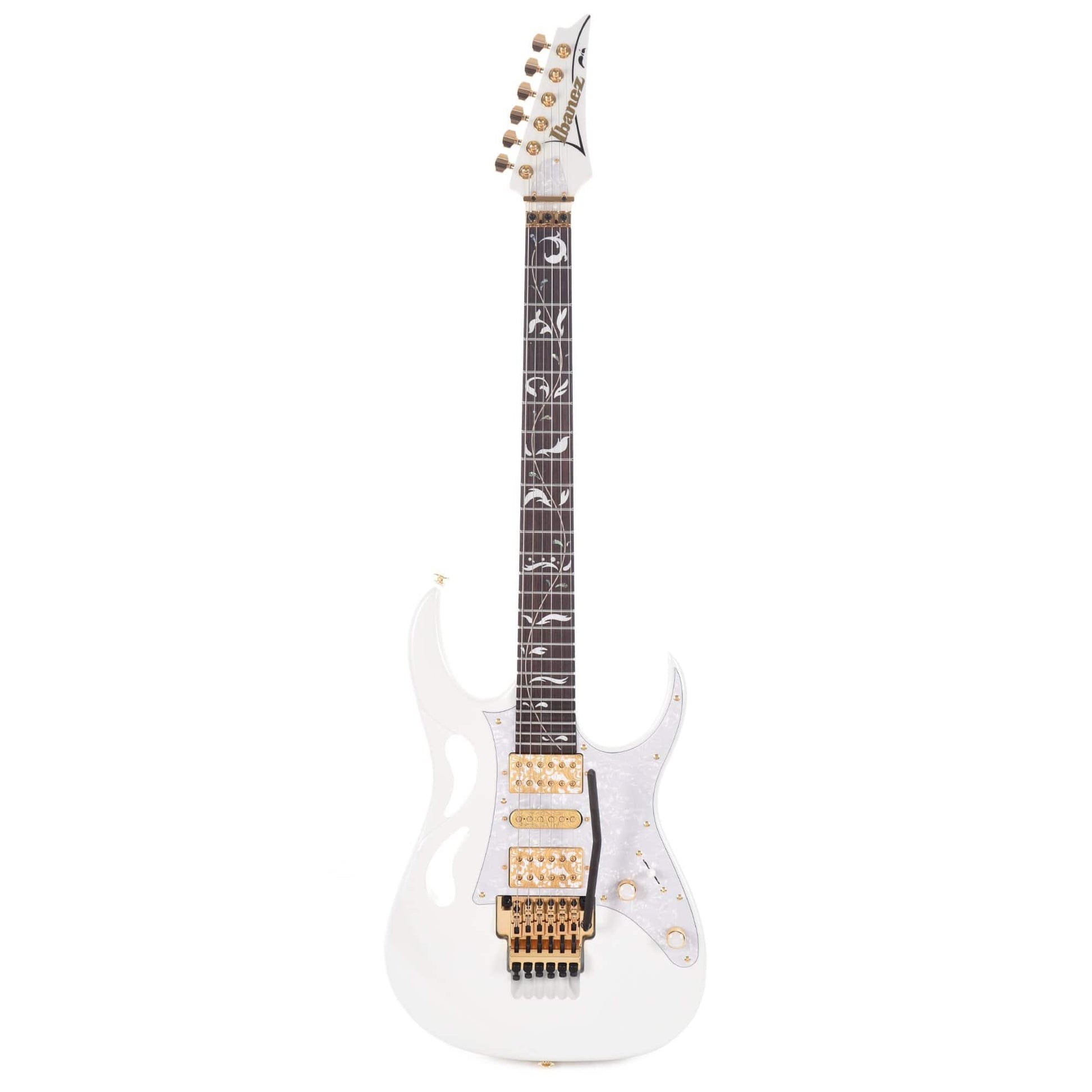 Ibanez PIA3761 Steve Vai Signature Stallion White Electric Guitars / Solid Body