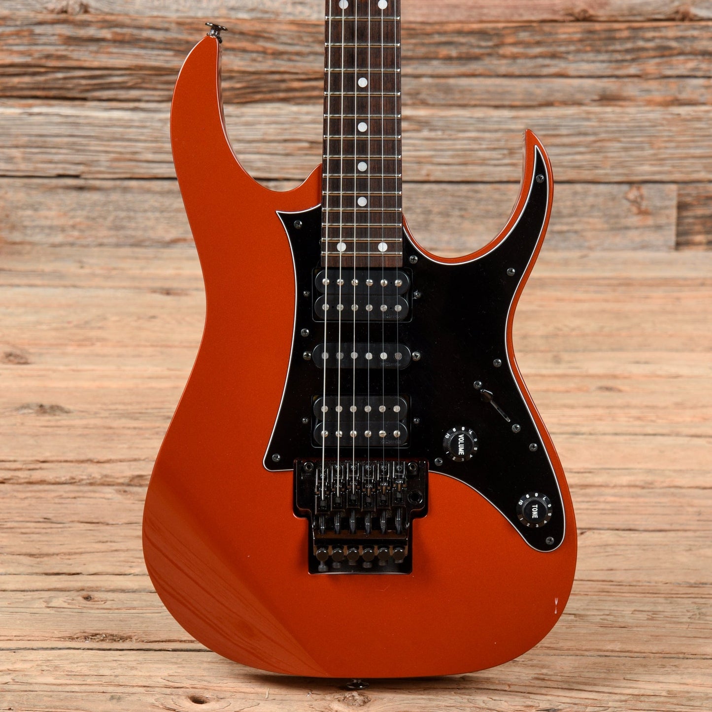 Ibanez Prestige RG655 Firestorm Orange Metallic Electric Guitars / Solid Body