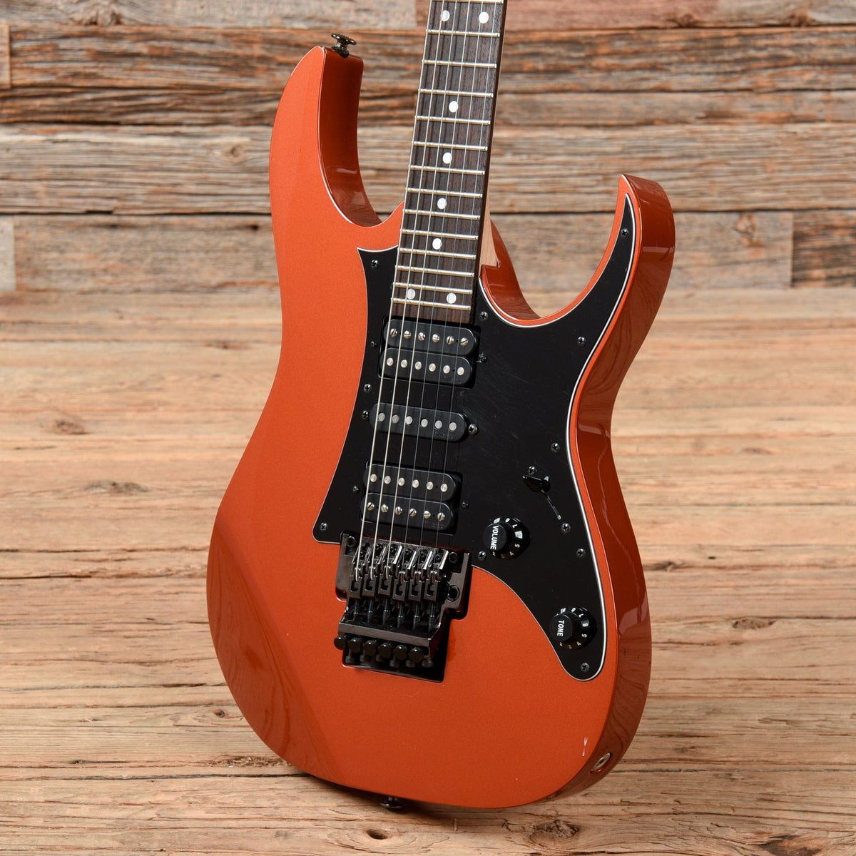 Ibanez Prestige RG655 Firestorm Orange Metallic – Chicago Music Exchange