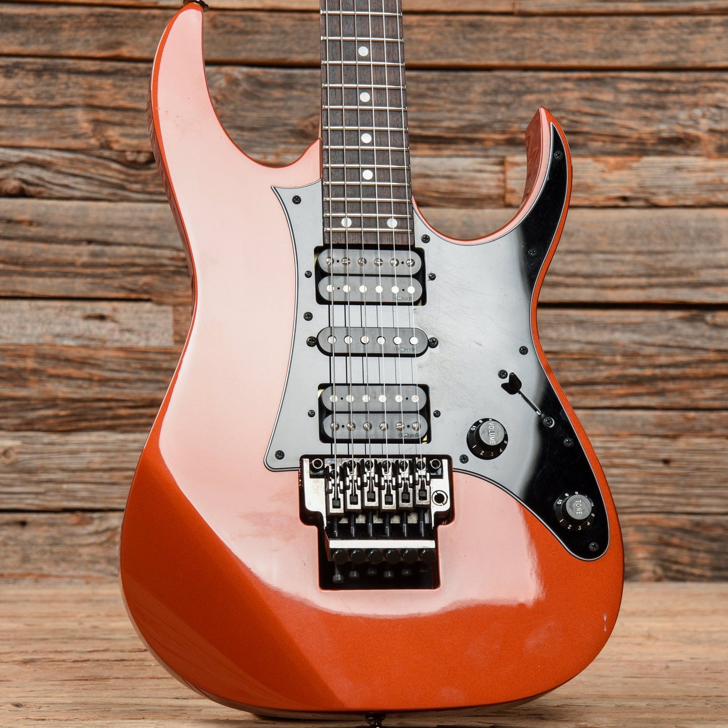 Ibanez Prestige RG655 Firestorm Orange Metallic Electric Guitars / Solid Body