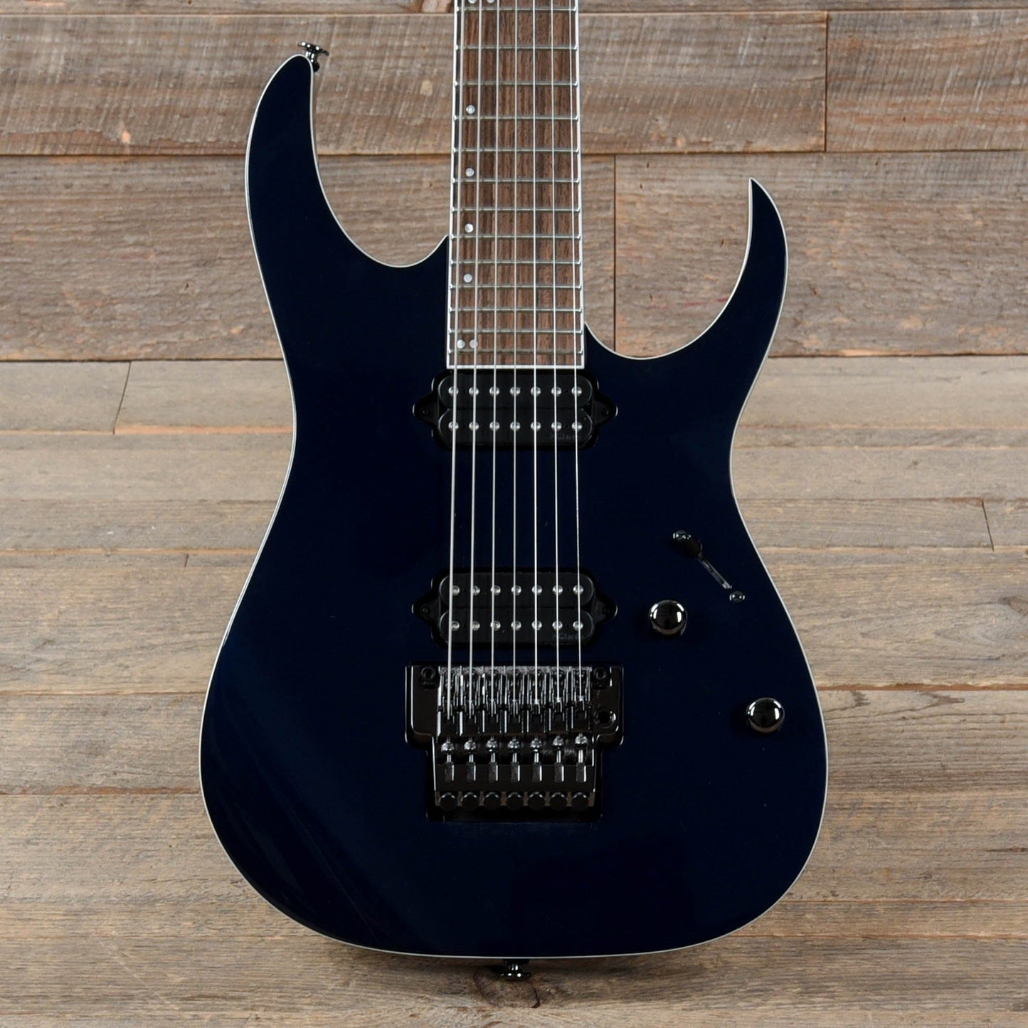 Ibanez RG2027XL RG Prestige 7-String Dark Tide Blue w/Dimarzio Pickups Electric Guitars / Solid Body