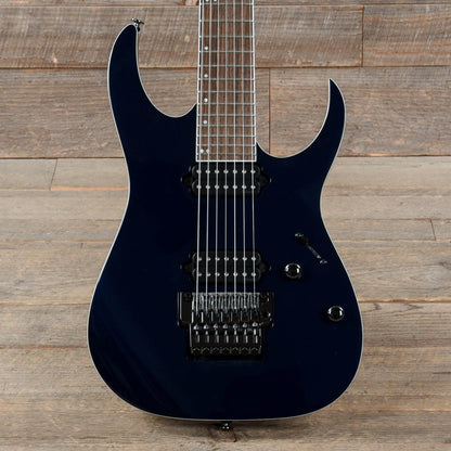 Ibanez RG2027XL RG Prestige 7-String Dark Tide Blue w/Dimarzio Pickups Electric Guitars / Solid Body