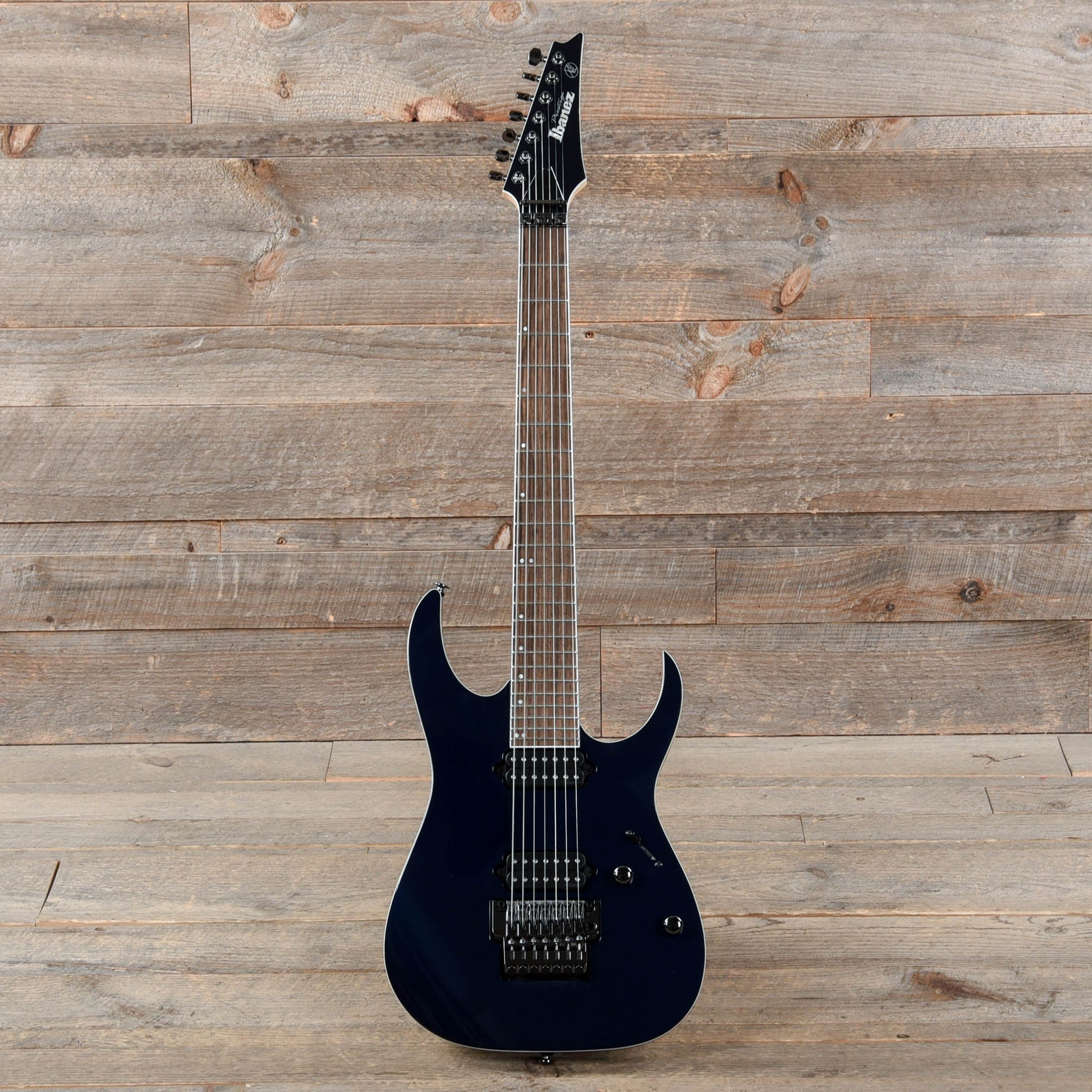 Ibanez RG2027XL RG Prestige 7-String Dark Tide Blue w/Dimarzio Pickups Electric Guitars / Solid Body