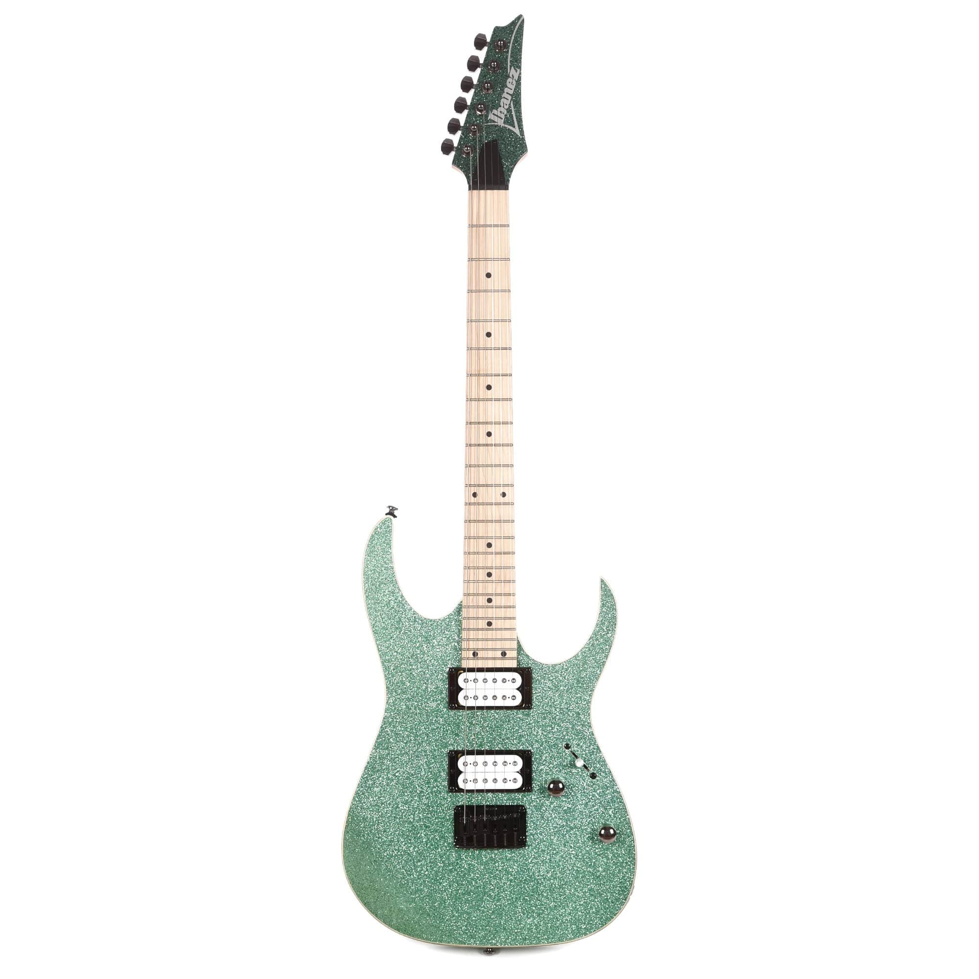希少！海外限定モデル Ibanez RG421MSP グリーンスパークル Ibanez RG421MSP Standard Turquoise Sparkle – Chicago Music Exchange