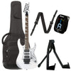 Ibanez RG450DXB White Bundle w/ Ibanez Gig Bag, Stand, Tuner and Strap Electric Guitars / Solid Body