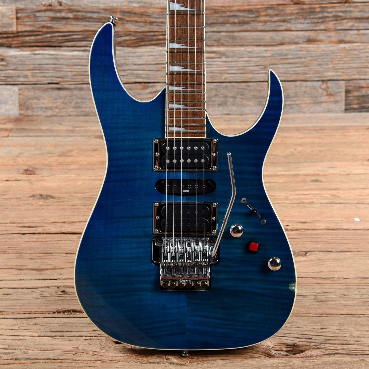Ibanez RG4EXFM1 Bright Blue Electric Guitars / Solid Body