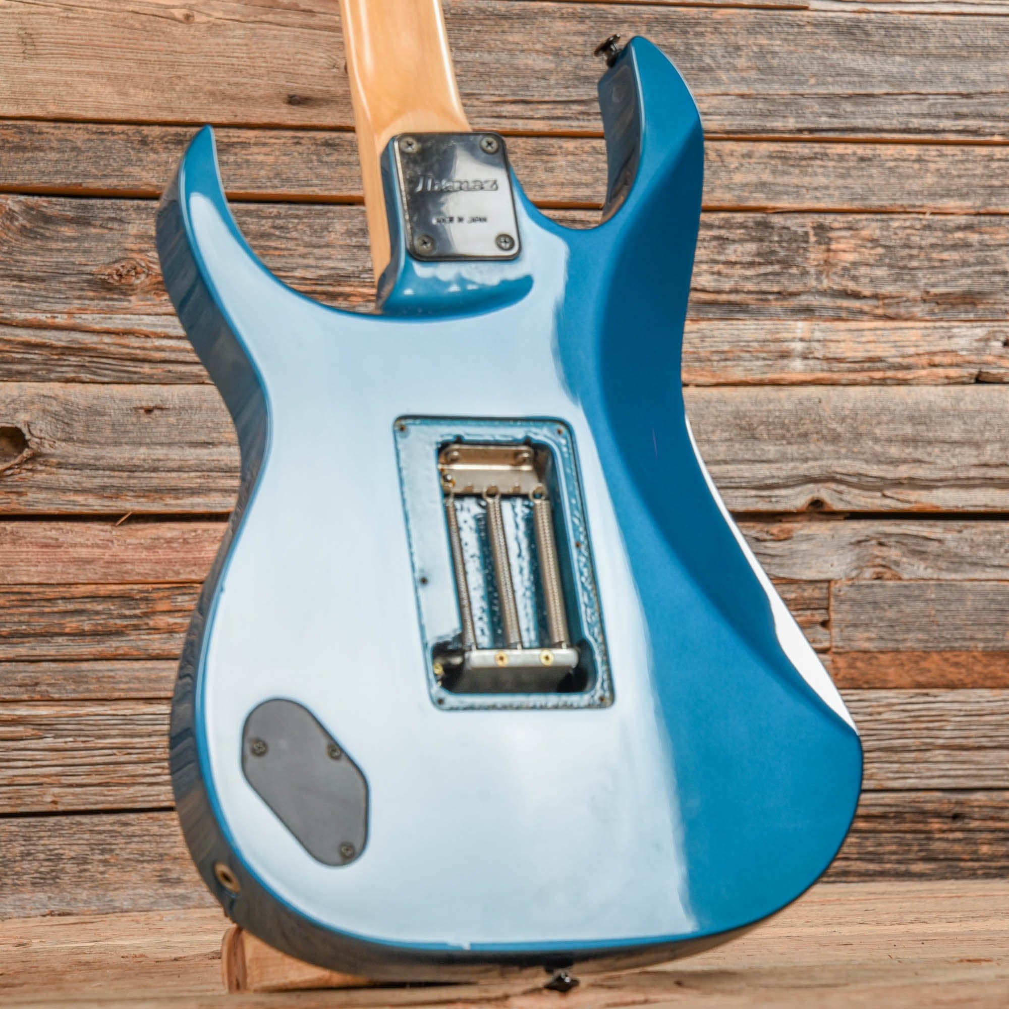 Rg550 Back Ibanez RG550 Blue 1991 – Chicago Music Exchange