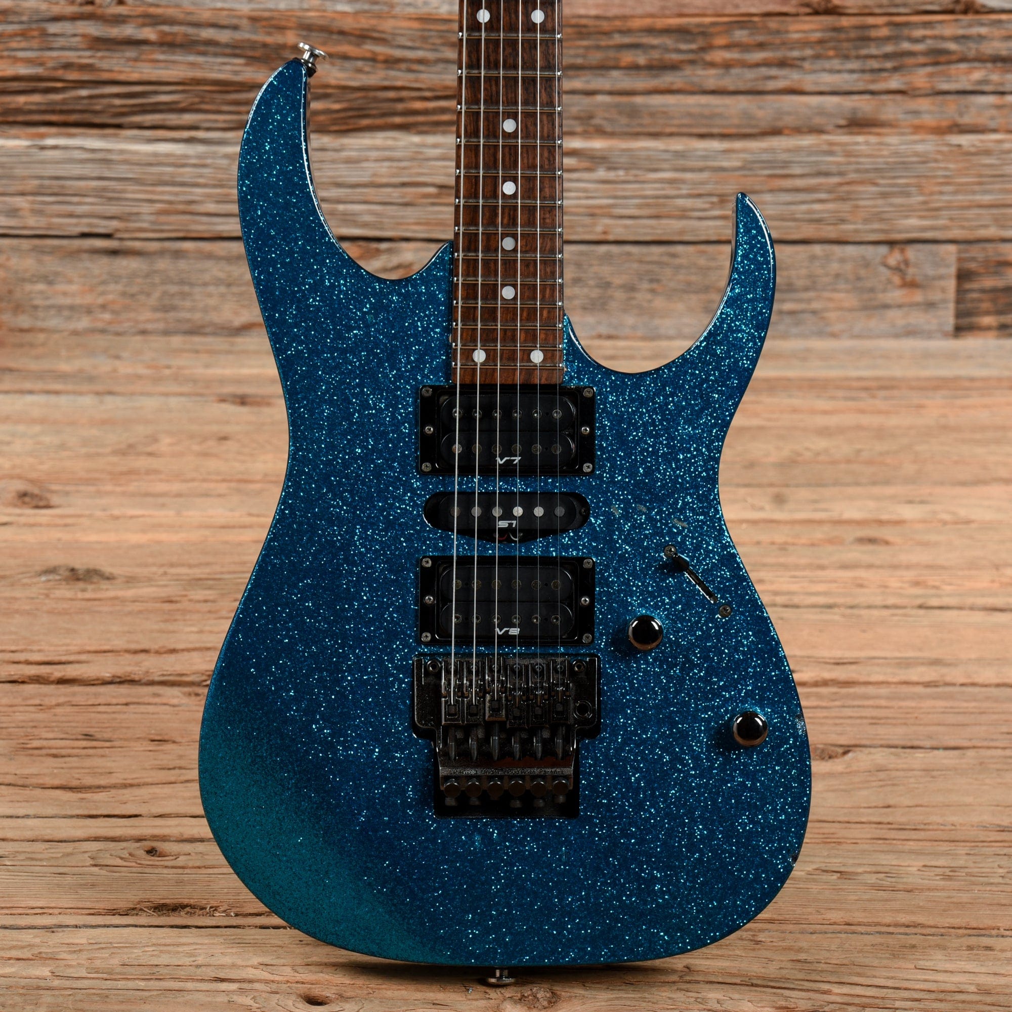 Ibanez Rgr570 Ibanez RG570 Blue Sparkle 1999 – Chicago Music Exchange