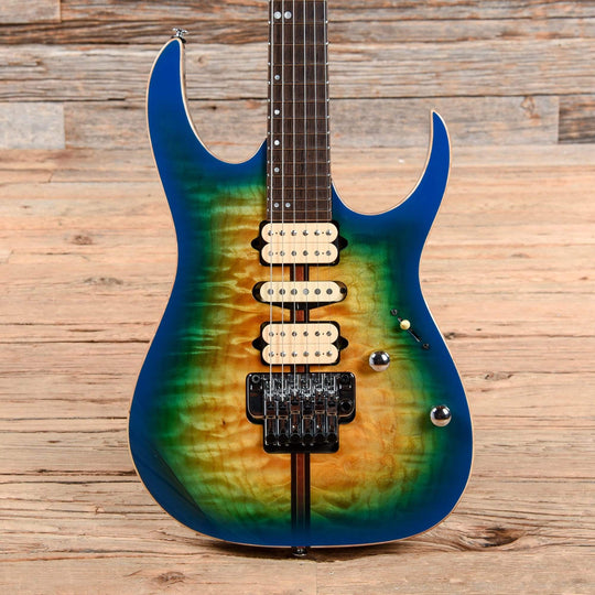 Ibanez RG6PFGMLTD-GBB Geyser Blue Burst 2018 Electric Guitars / Solid Body