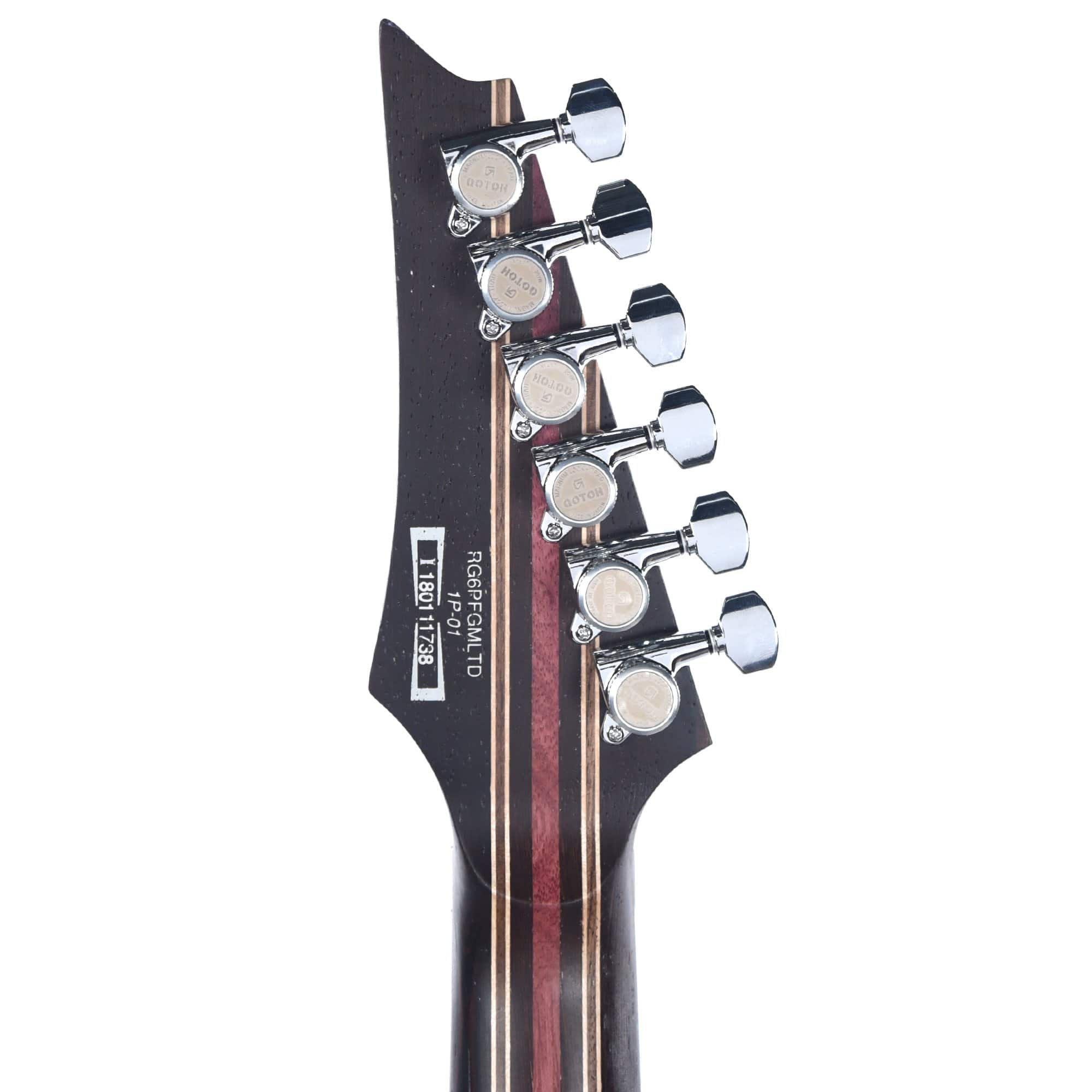 Ibanez RG6PFGMLTD RG Premium Geyser Blue Burst Electric Guitars / Solid Body
