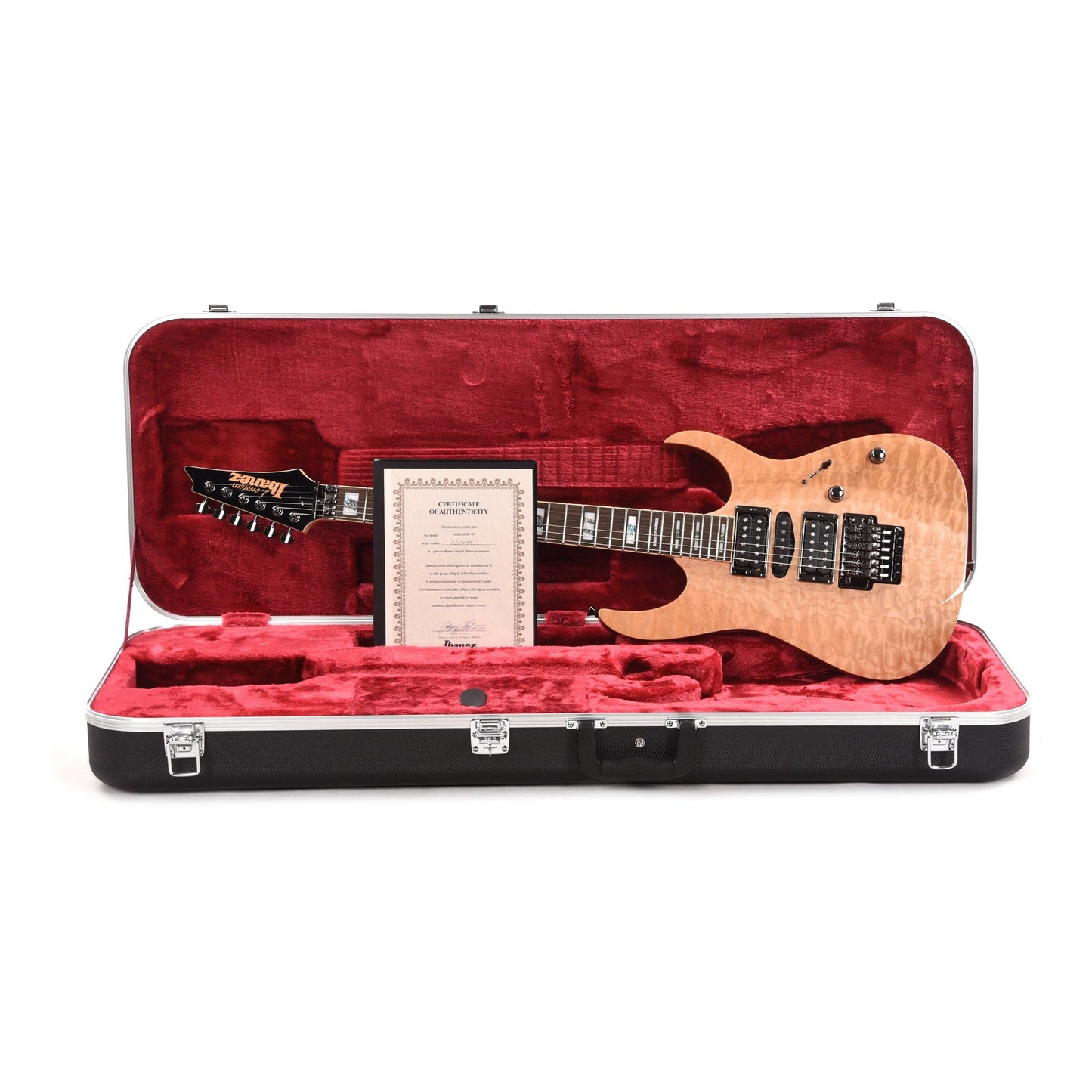 Ibanez RG8570CST RG J-Custom Exotic Maple Natural Electric Guitars / Solid Body