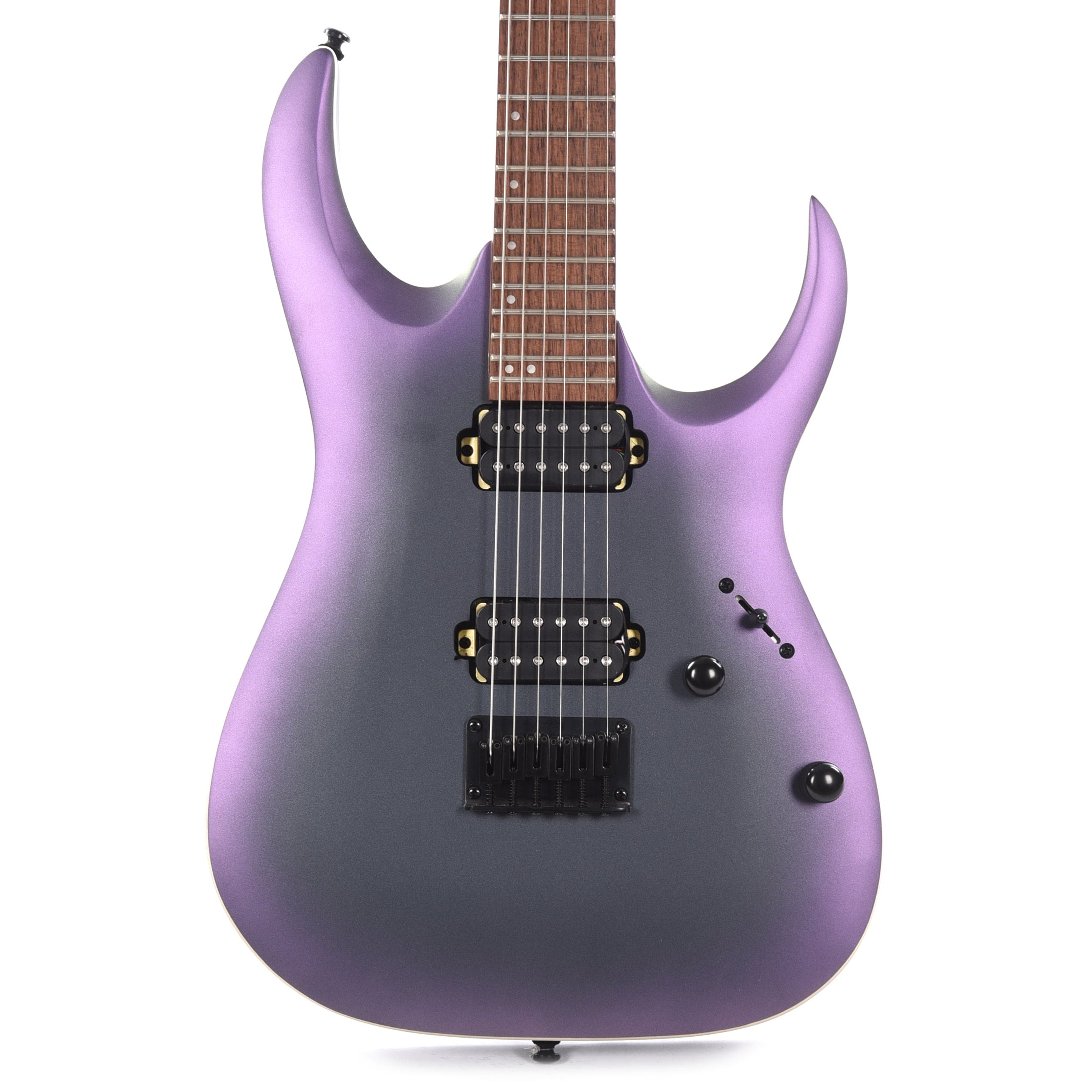Ibanez Rga Standard Ibanez RGA42EX Standard Black Aurora Burst Matte – Chicago Music Exchange