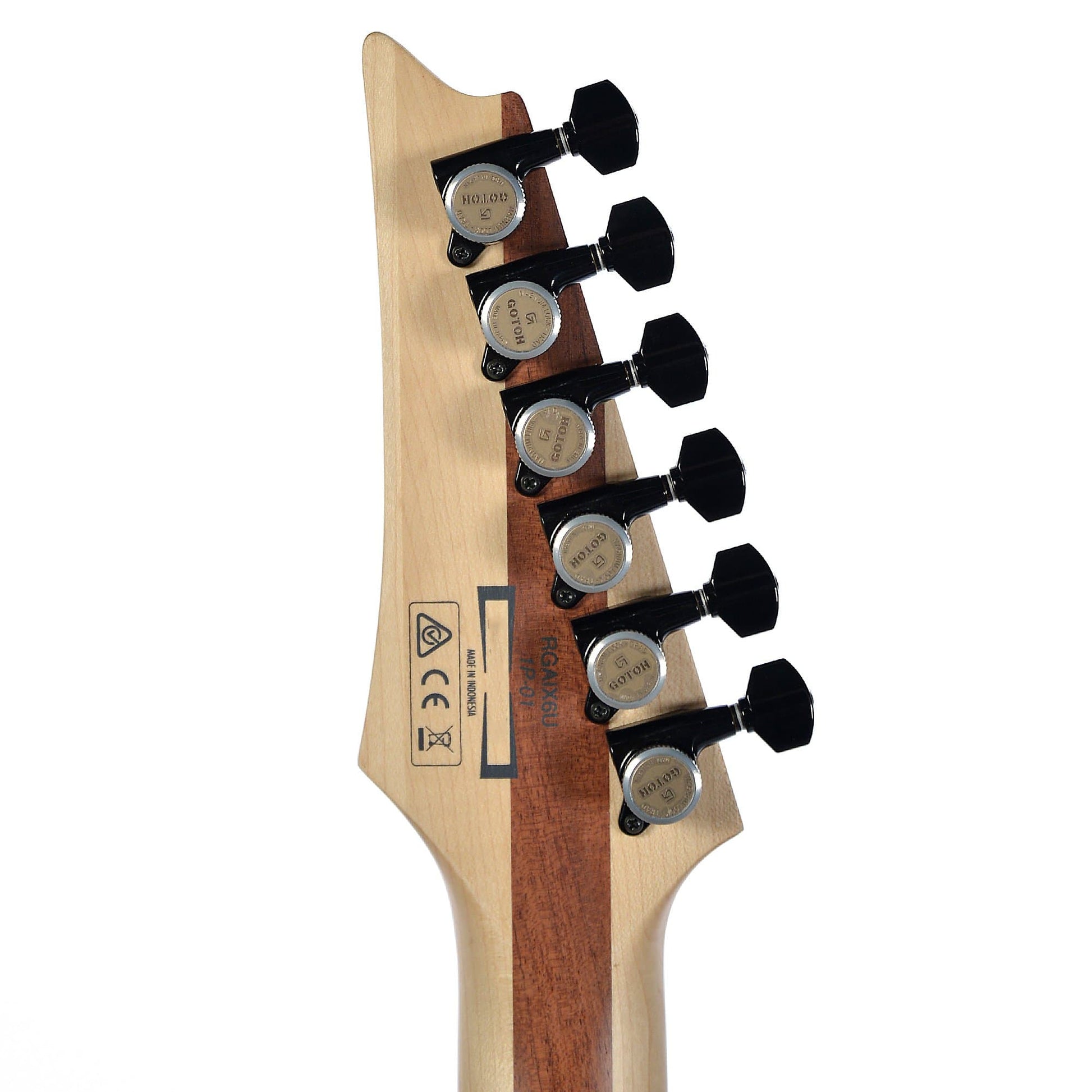 Ibanez RGAIX6U Iron Label Antique Brown Stained w/Ibanez Molded Hardshell Case Electric Guitars / Solid Body