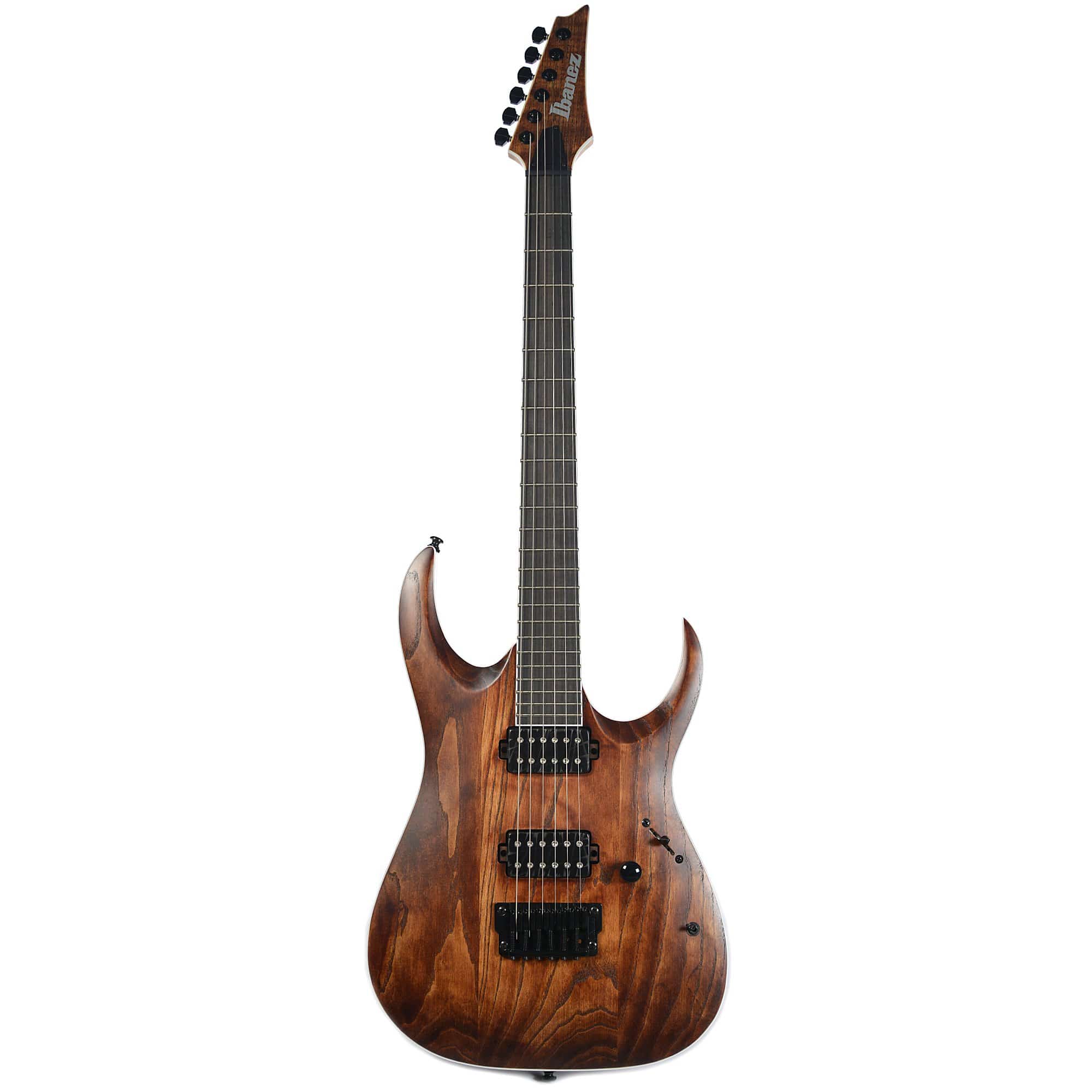 Ibanez RGAIX6U Iron Label Antique Brown Stained w/Ibanez Molded Hardshell Case Electric Guitars / Solid Body