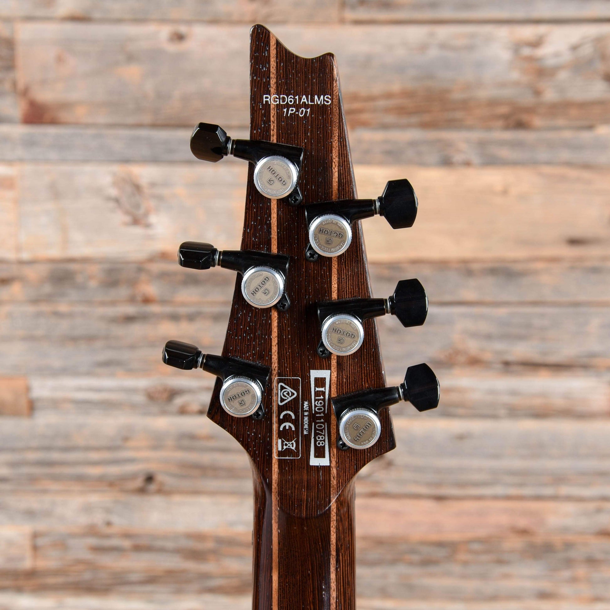 Ibanez RGD61ALMS-CLL Axion Label Multi Scale Cerulean Blue Burst Low Gloss 2019 Electric Guitars / Solid Body