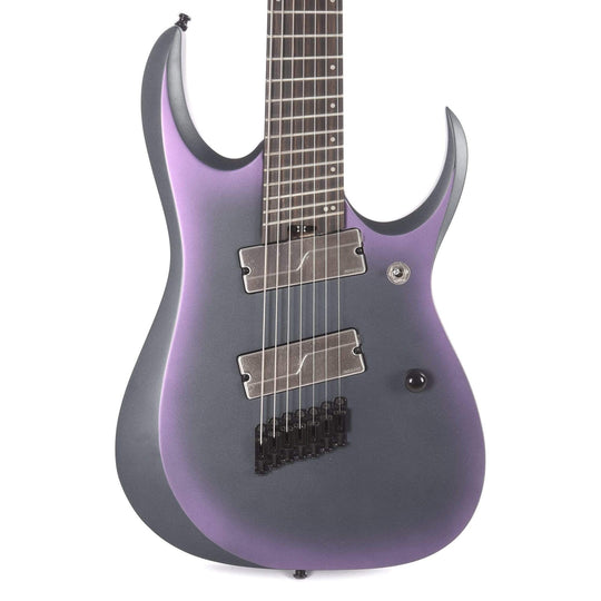 Ibanez RGD71ALMS RGD Axion Label 7-String Multi Scale Black Aurora Burst Matte w/Fishman Fluence Pickups Electric Guitars / Solid Body
