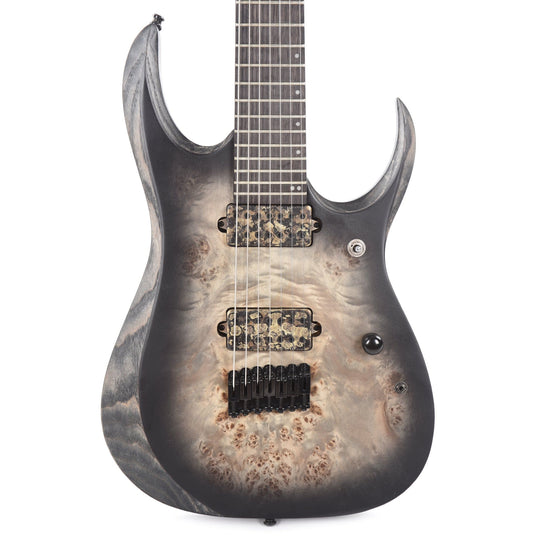 Ibanez RGD71ALPA Axion Label 7-String Charcoal Burst Black Flat Electric Guitars / Solid Body